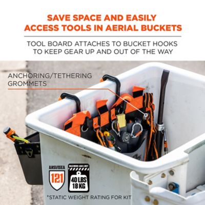 Image showing  Bucket Truck Tool Board with Bucket Hooks Kit, 13701