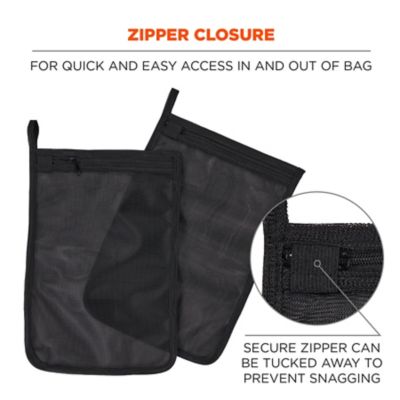 Image showing  Zippered Mesh Wash Bag, 10 Pack