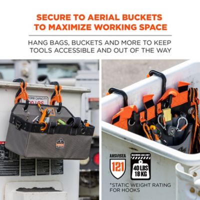 Image showing  Locking Aerial Bucket Hook with Tethering Point, 19178