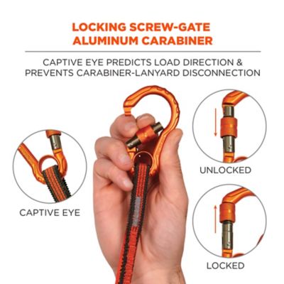 Image showing  Tool Lanyard - Carabiner Choke Loop - 10 lb.