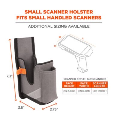 Image showing  Handheld Barcode Scanner Holster with Belt Loop, Gray S