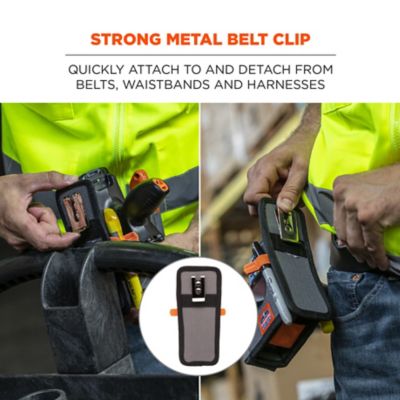 Image showing  Handheld Barcode Scanner Holster with Belt Clip, Gray L