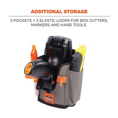 Image showing 5 th Ergodyne Handheld Barcode Scanner Mount Holder, Gray L