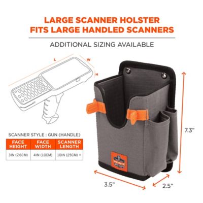 Image showing 6 th Ergodyne Handheld Barcode Scanner Mount Holder, Gray L