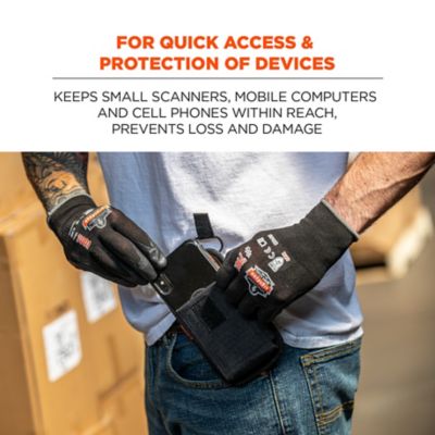 Image showing  Phone Style Scanner Holster with Belt Clip, Black S