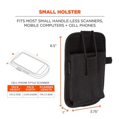 Image showing  Phone Style Scanner Holster with Belt Clip, Grey L