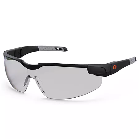 Ergodyne Anti-Fog Safety Glasses Adjustable Temples Matte Black Entry/Exit Lens 50065 Safety Glasses