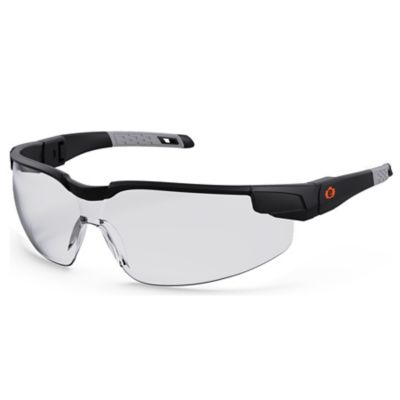 Ergodyne Anti-Fog & Scratch-Resistant Glasses Adjustable Temples, Clear, 50066