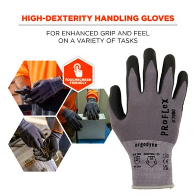 Image showing  Nitrile-Coated Gloves Microfoam Palm - 12 Pack