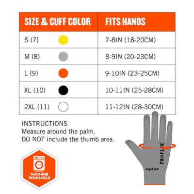 Image showing 5 th Ergodyne ANSI A2 PU Coated Cut-Resistant Gloves, Gray