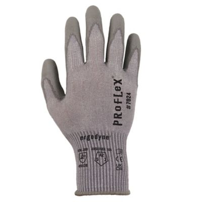 Image showing 6 th Ergodyne ANSI A2 PU Coated Cut-Resistant Gloves, Gray