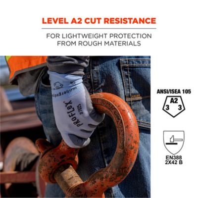 Image showing  ANSI A2 PU Coated Cut-Resistant Gloves - 12 Pack