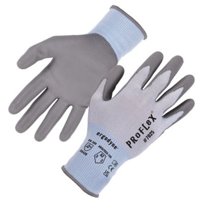 Ergodyne ANSI A2 PU Coated Cut-Resistant Gloves, Blue