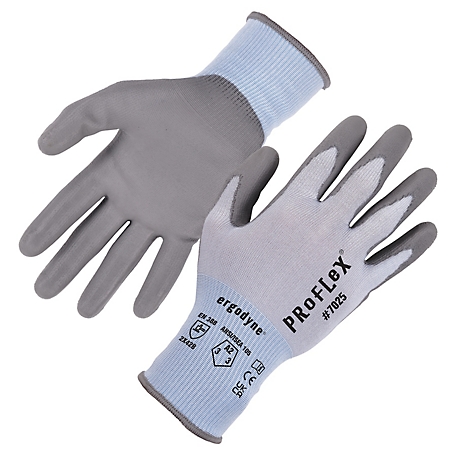 Ergodyne ANSI A2 PU Coated Cut-Resistant Gloves, Blue