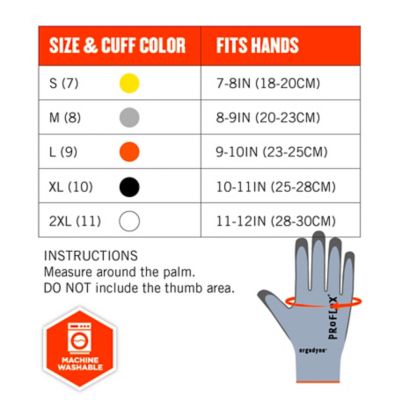 Image showing 5 th Ergodyne ANSI A2 PU Coated Cut-Resistant Gloves, Blue