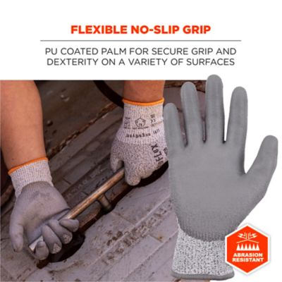 Image showing  ANSI A3 PU Coated Cut-Resistant Gloves - 12 Pack