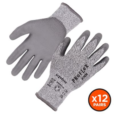 Ergodyne ANSI A3 PU Coated Cut-Resistant Gloves - 12 Pack