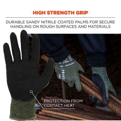 Image showing  ANSI A4 Nitrile Coated Cut-Resistant Gloves - 12 Pack
