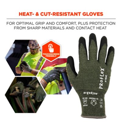Image showing 1 th Ergodyne ANSI A4 Nitrile Coated Cut-Resistant Gloves