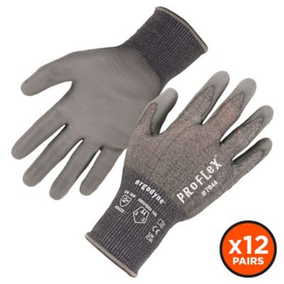Ergodyne ANSI A4 PU Coated Cut-Resistant Gloves - 12 Pack