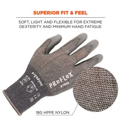 Image showing  ANSI A4 PU Coated Cut-Resistant Gloves