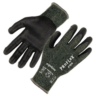 Ergodyne ANSI A7 Nitrile Coated Cut-Resistant Gloves, Green
