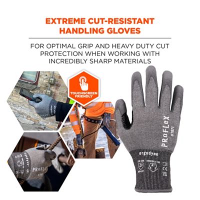Image showing  ANSI A7 PU Coated Cut-Resistant Gloves