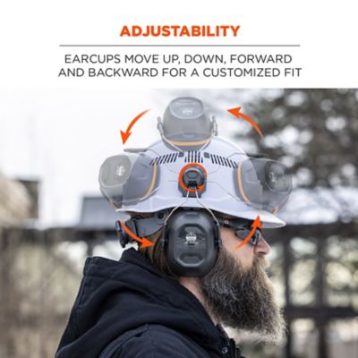 Image showing  NRR 26Db Mounted Earmuffs, 60258