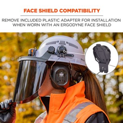 Image showing 5 th Ergodyne NRR 26Db Mounted Earmuffs, 60259