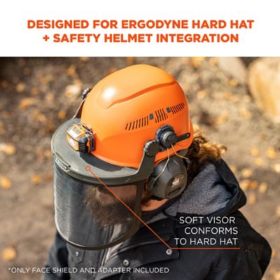 Image showing  Mesh Face Shield for Hard Hat & Safety Helmet, 60247