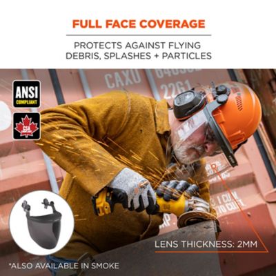Image showing  Hard Hat Face Shield for Cap-Style & Safety Helmet, 60243