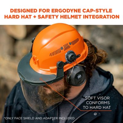Image showing  Hard Hat Face Shield for Cap-Style & Safety Helmet, 60243