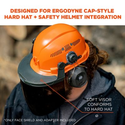 Image showing  Hard Hat Face Shield for Cap-Style & Safety Helmet, 60244