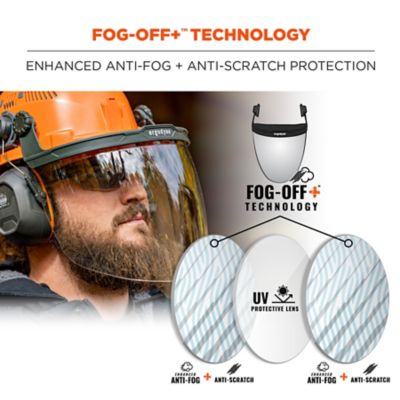 Image showing  Face Shield Replacement for Cap-Style Hard Hat & Safety Helmet, 60249