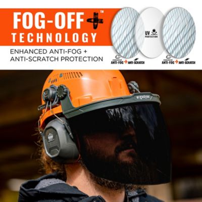 Image showing  Face Shield Replacement for Cap-Style Hard Hat & Safety Helmet, 60250
