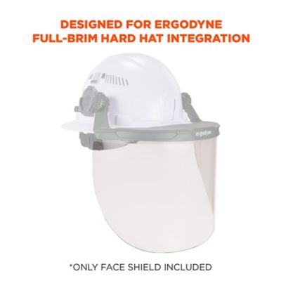 Image showing  Face Shield Replacement for Full Brim Hard Hat, 60251