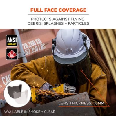 Image showing  Face Shield Replacement for Full Brim Hard Hat, 60252