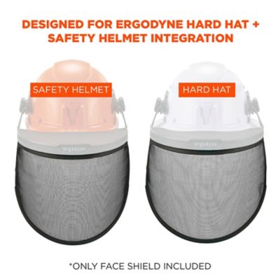 Image showing  Mesh Face Shield Replacement for Hard Hat & Safety Helmet
