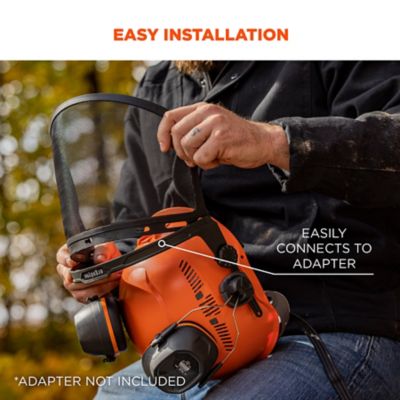 Image showing  Mesh Face Shield Replacement for Hard Hat & Safety Helmet