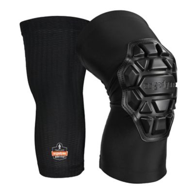 Ergodyne Padded Knee Sleeves - 3-Layer Foam Cap, 18550