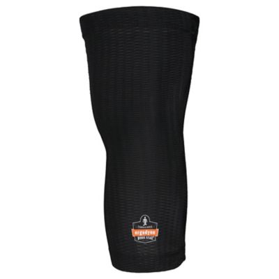 Image showing 8 th Ergodyne Padded Knee Sleeves - 3-Layer Foam Cap, 18550