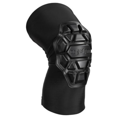 Image showing 9 th Ergodyne Padded Knee Sleeves - 3-Layer Foam Cap, 18550