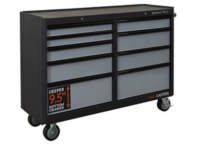 SHOPMAX 52 in. 9-Drawer Rolling Tool Cabinet, 955209C6