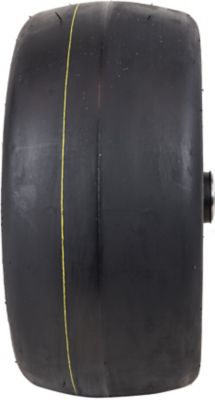 Image showing  11 x 6-5 4PR on 5 x 3 Solid Black Rim L&G Tire Assembly