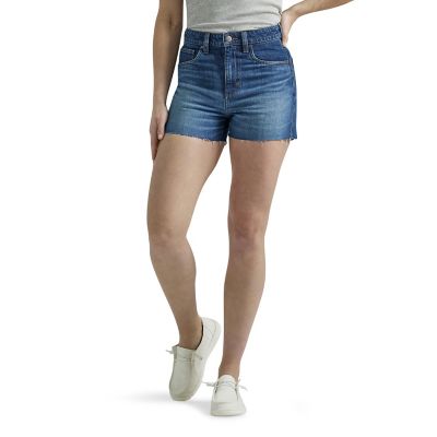 Image showing  Women's Slim Fit High-Rise Retro Bailey Cut-Off Shorts