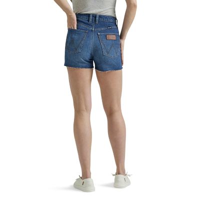 Image showing  Women's Slim Fit High-Rise Retro Bailey Cut-Off Shorts