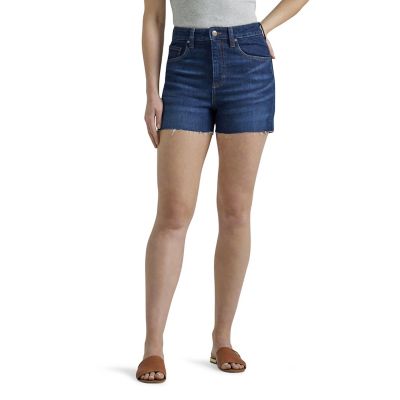Image showing 0 th Wrangler Women's Slim Fit High-Rise Retro Bailey Cut-Off Shorts
