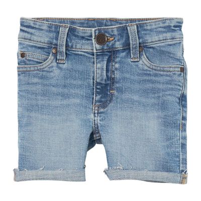 Wrangler Girls' Cuffed Raw Hem Denim Shorts