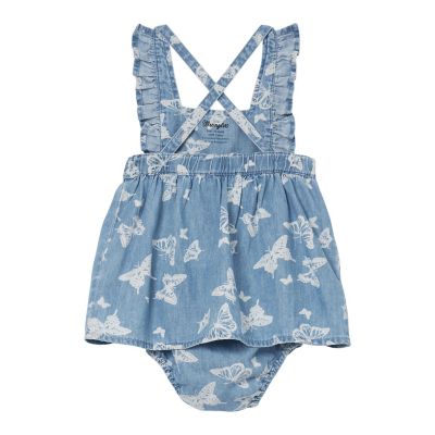 Image showing  Little Girl's Denim Pinafore Dress