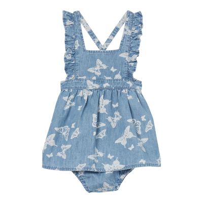 Wrangler Little Girl’s Denim Pinafore Dress